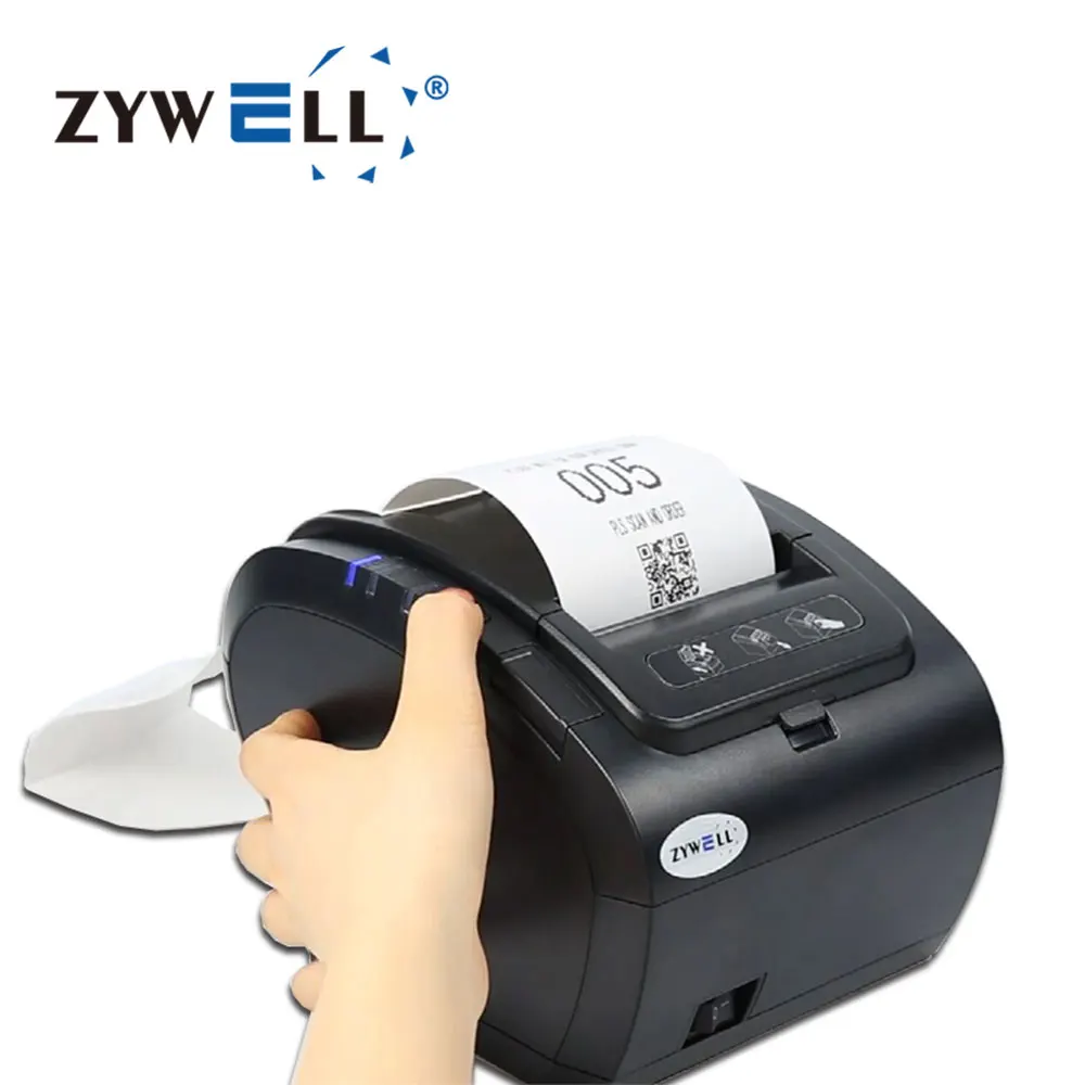 Factory ZYWELL USB WIFI thermal receipt printer 80mm impresoras trmicas small bill printer