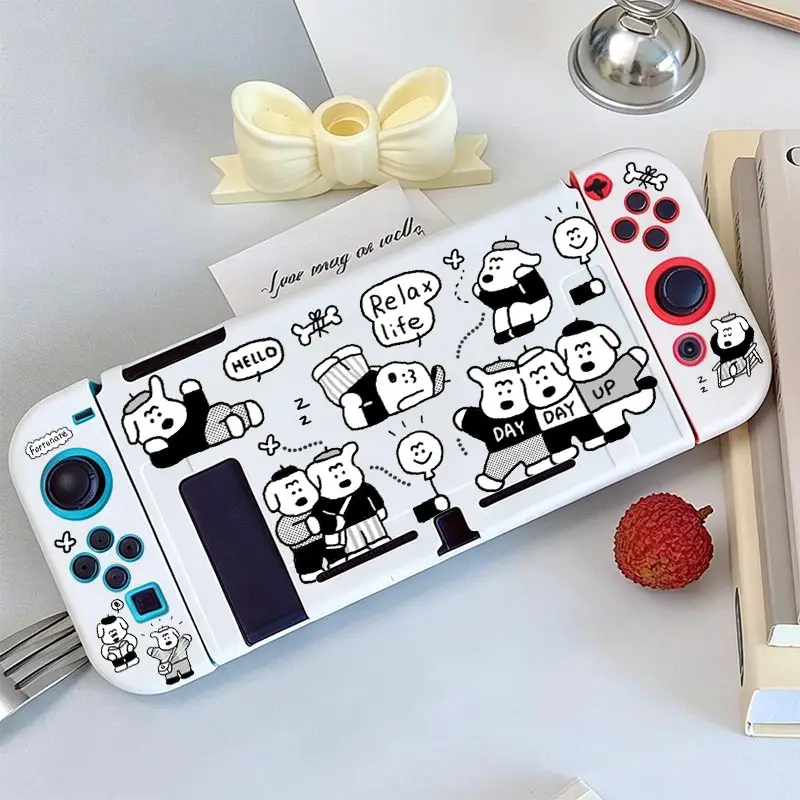 Ultra-slim shock-absorbing case for Nintendo Switch NS Comfortable Grip Easy To Install Sweat Slip-Resistant Controller Case
