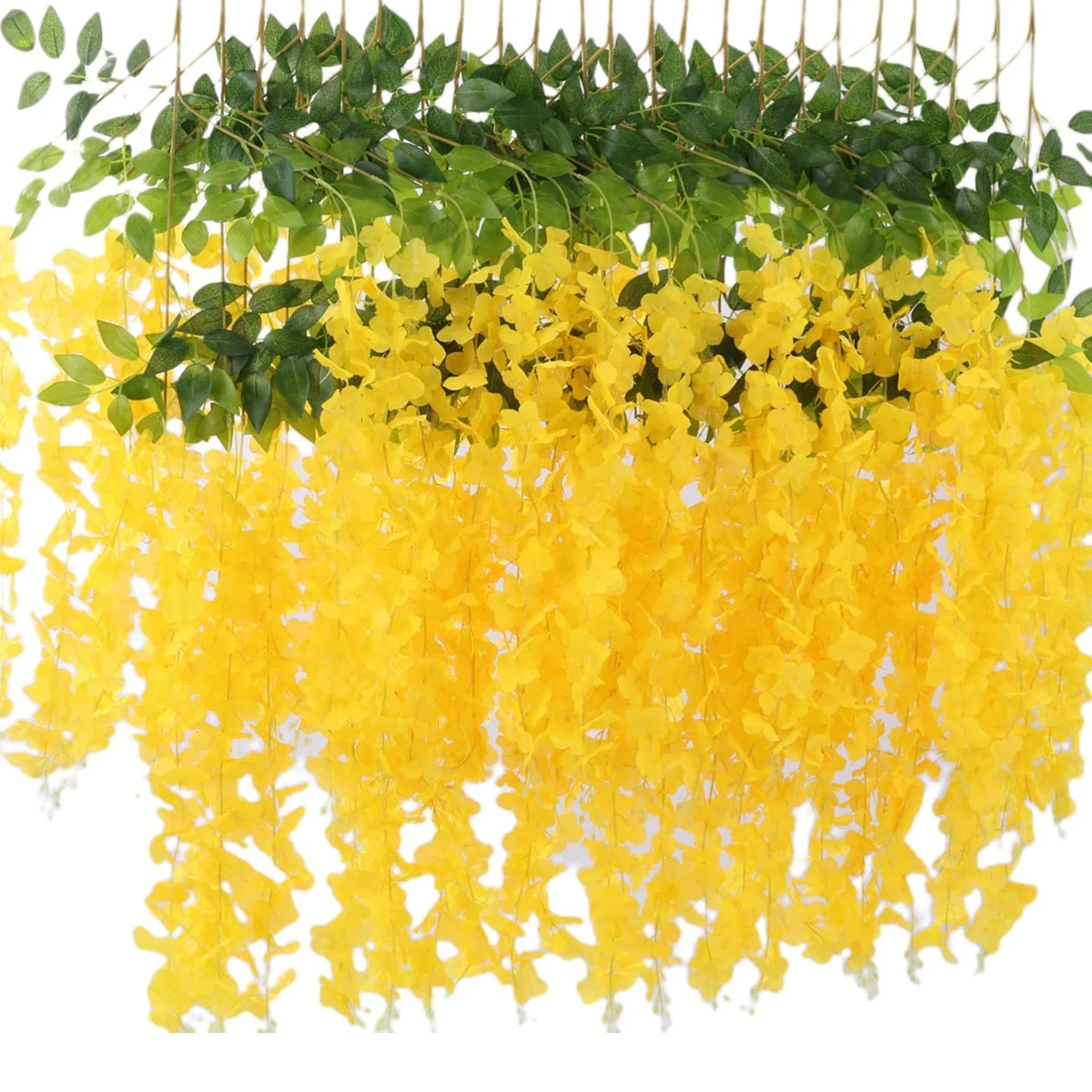 Künstliche Kunststoffblumen, violette Rebe-Mittelstücke, gefälschte Pflanze, Hochzeit, Kranz, Zimmer, Zuhause, Zimmer, Geschenke, Arrangement, Festival, Hof, Prop – Detail 4