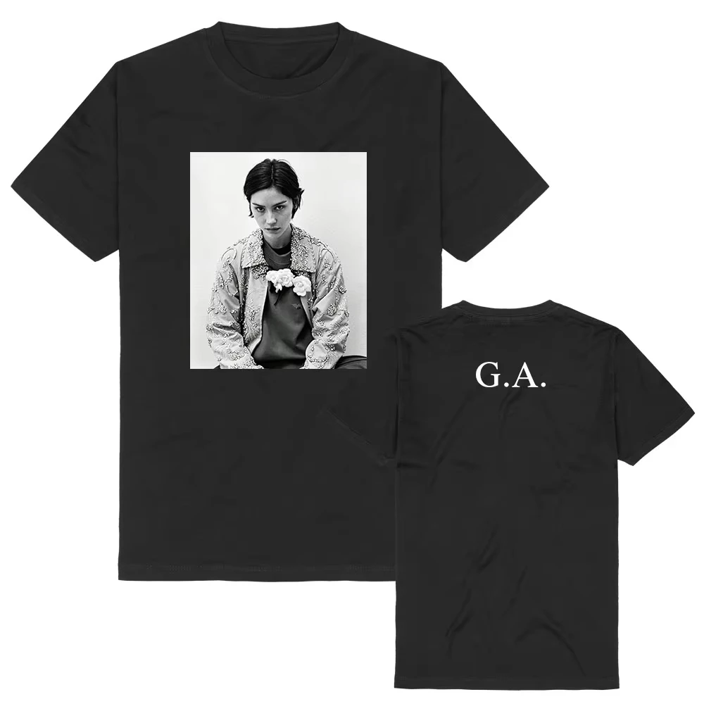 Daughter From Hell Album G.A. Photo Tee Gracie Abrams Female T-shirt Short Sleeve Cotton Loose Tshirts Graphic 2026 Merch Summer