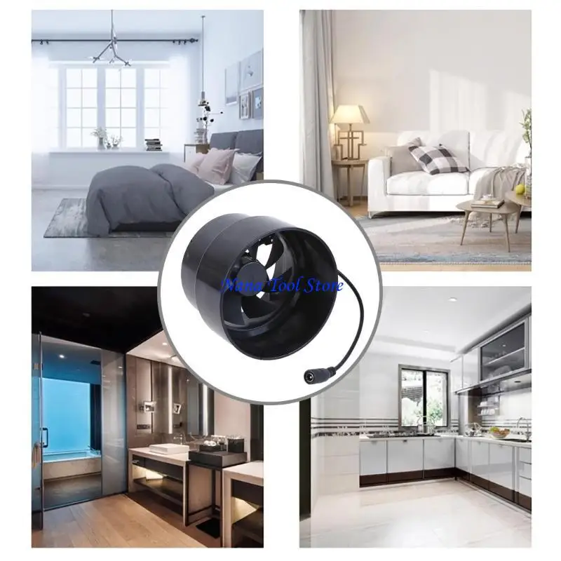 

31GJ Энергосберегающий вытяжной вентилятор 12 В 110-100 мм Редуктор для вентиляции курятников и кухонь