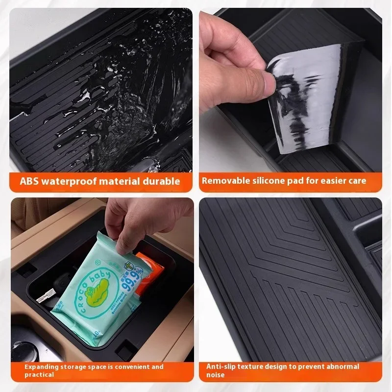 

Car Armrest Box Storage Box For BYD Equation Leopard 8 Interior Modification Central Control Storage Box Anti-scratchAccessories