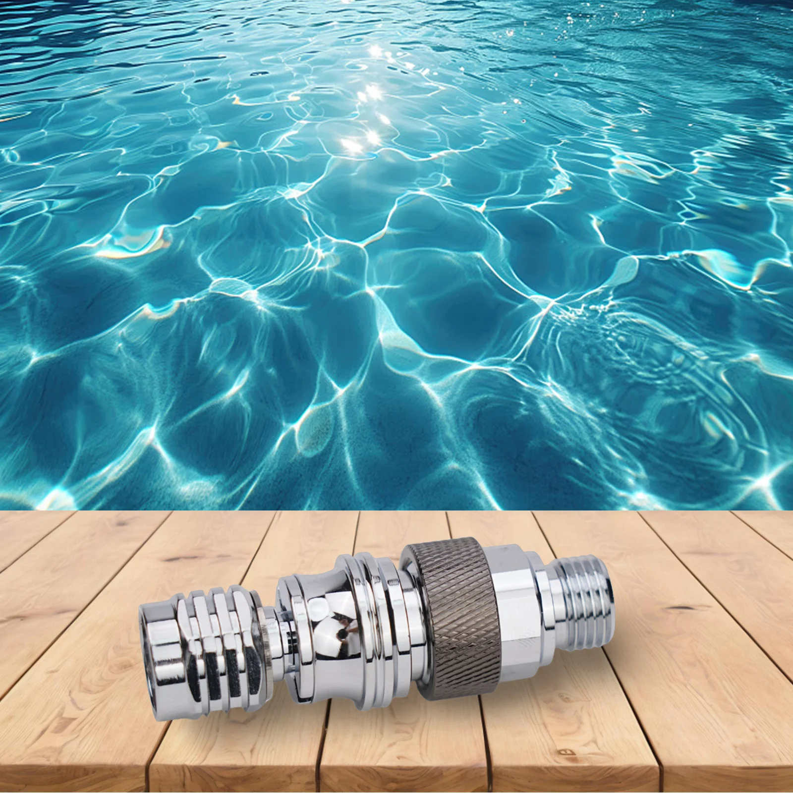 

Адаптер самоблокирующегося разъема для дайвинга на всю поверхность с регулятором вторичной головки для надежного быстрого подключения и освобождения