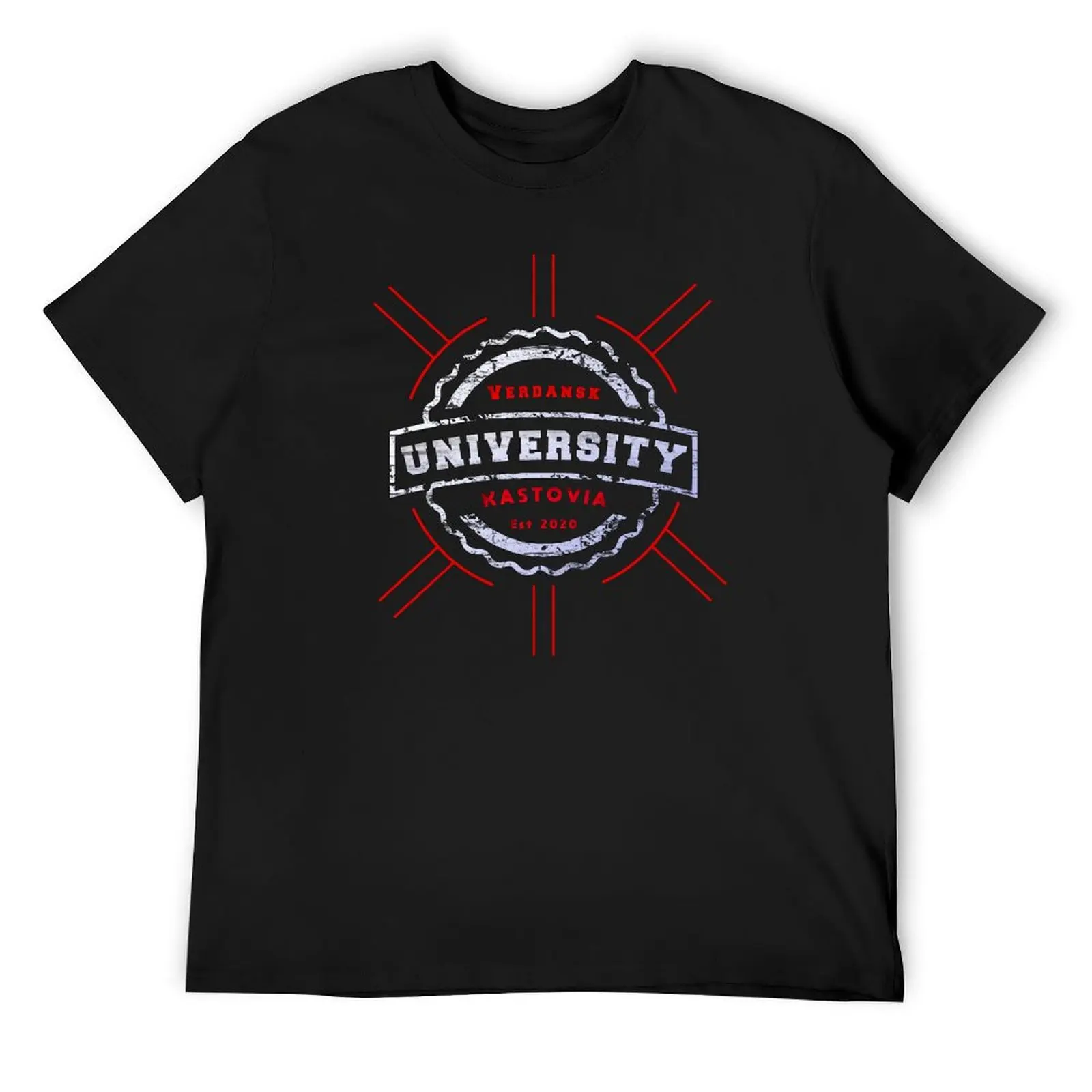 

Verdansk University T-Shirt cheap stuff graphic t shirt vintage aesthetic clothes quick drying men clothing