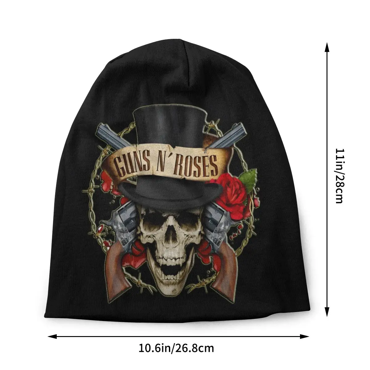 Guns N Roses Washed Thin Bonnet Cycling Casual Beanies Protection Men Women Hats