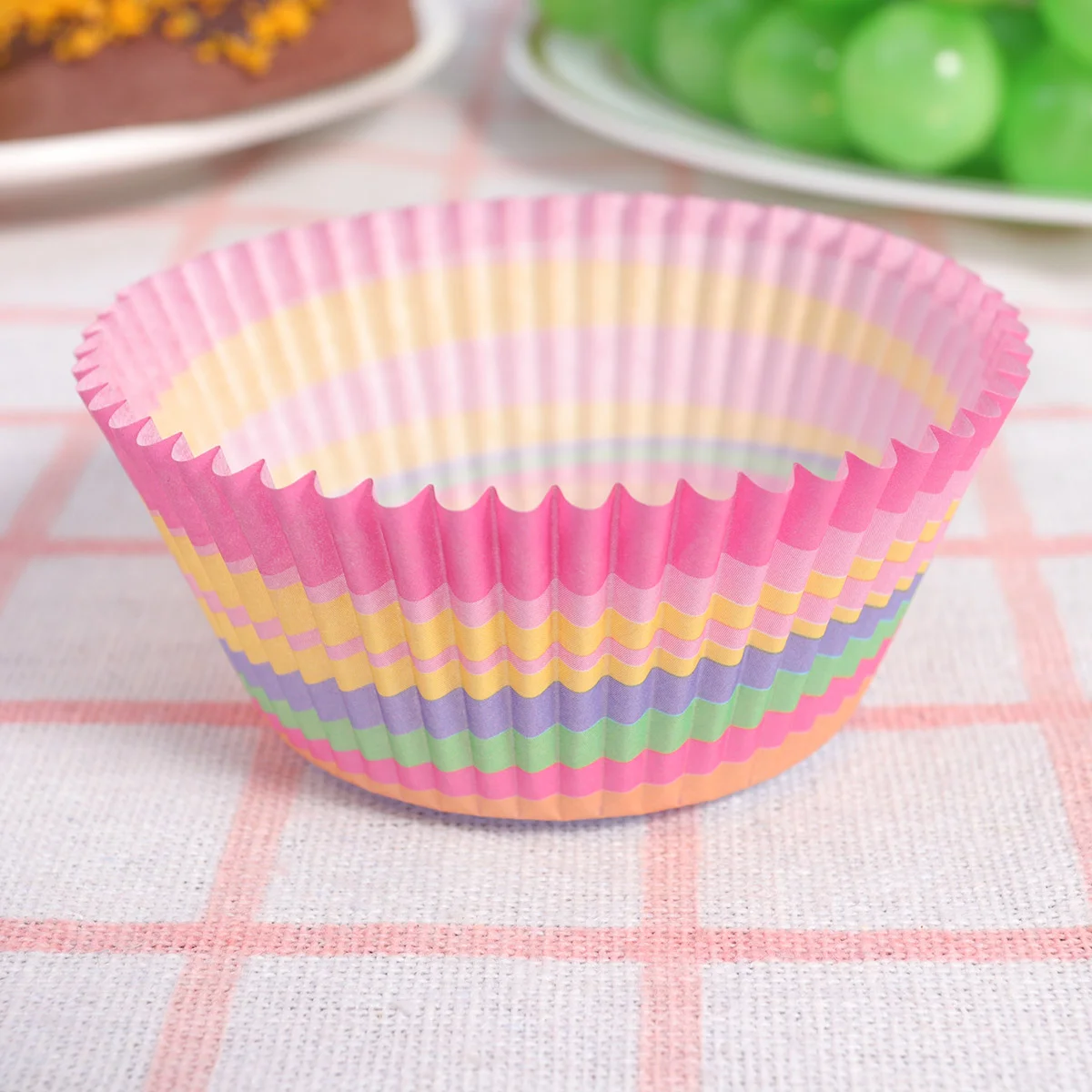 

100 Pcs Mei Niang Paper Cups Cake Oil Proof Dessert Wraps Cupcake Liners Holder