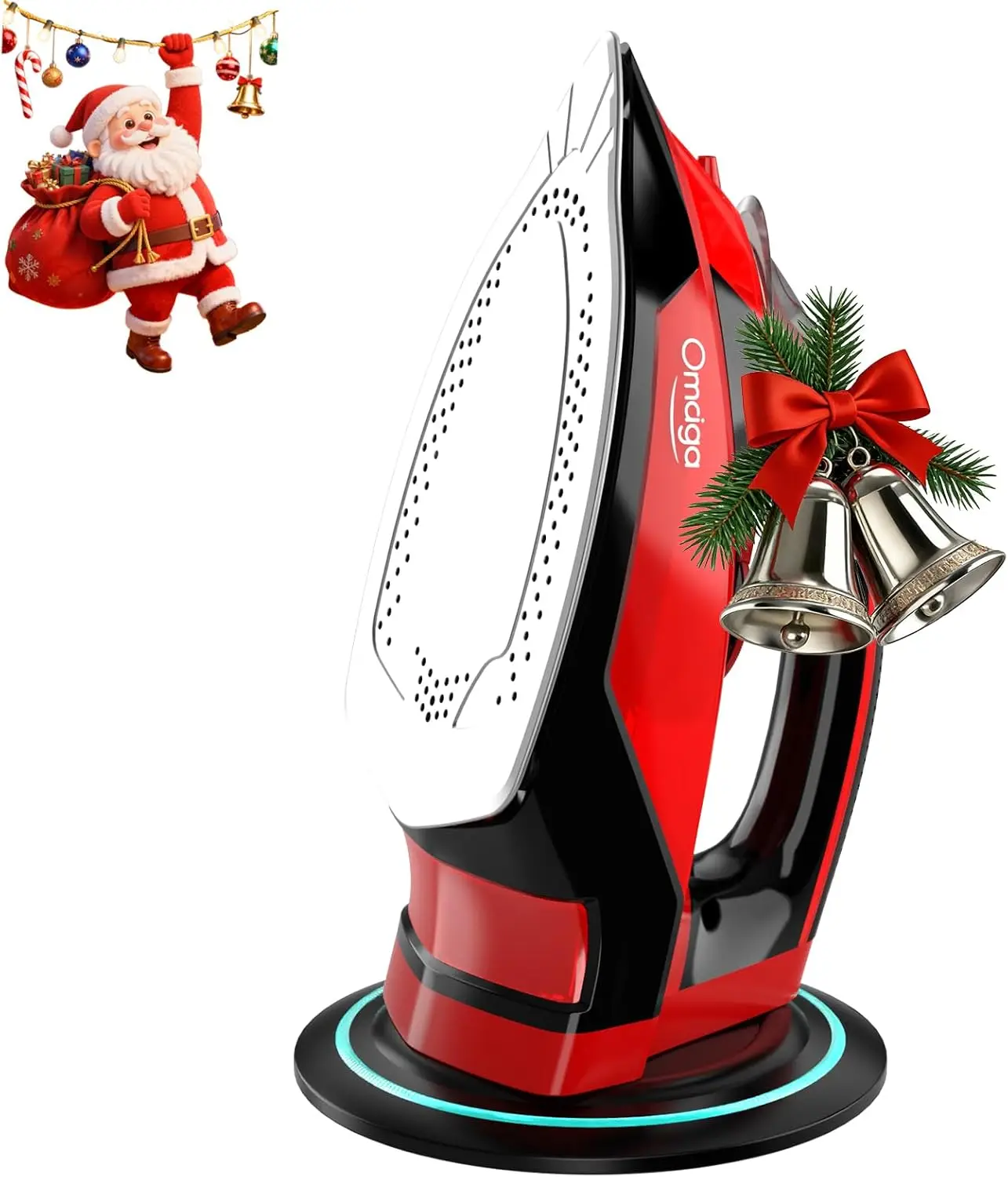 

1500W Cordless Steam Iron with Ceramic Soleplate, Auto Shut Off, Burst of Steam, Self-Clean, Anti-Drip