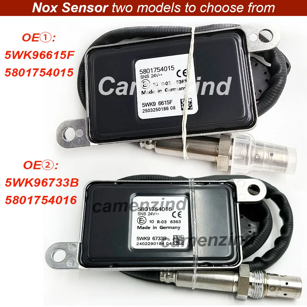 

5WK96615F 5801754015 5WK96733B 5801754016 5WK96733A NOX Nitrox Oxygen Sensor For Iveco Truck 24V 41271167 5801424181