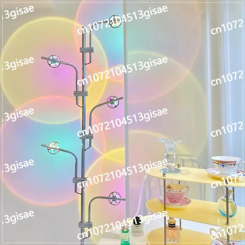 لغرفة النوم الديكور حائط الخلفية غروب الشمس مصباح أرضي غروب الشمس مصباح قوس قزح جو ضوء الليل ضوء الغروب #2