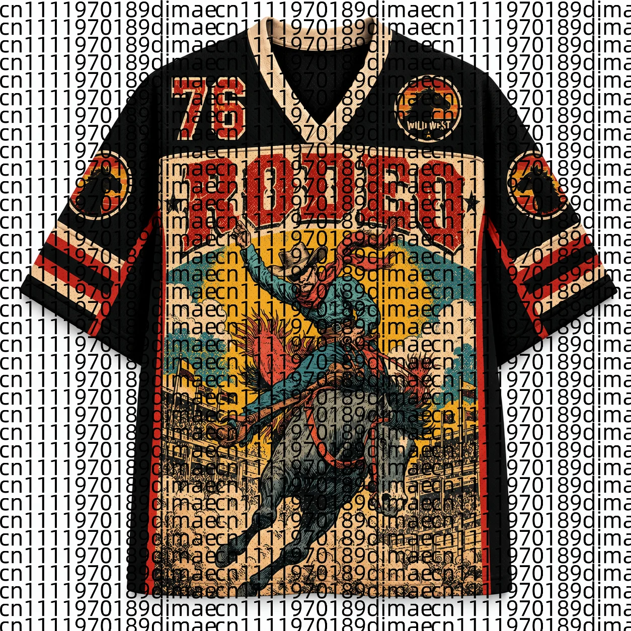 2026 Retro Elements Street Fashion Jersey Men Women Daily Dressing Cool T-shirt Autumn Winter Large Loose T-shirt Kids Shirt Top
