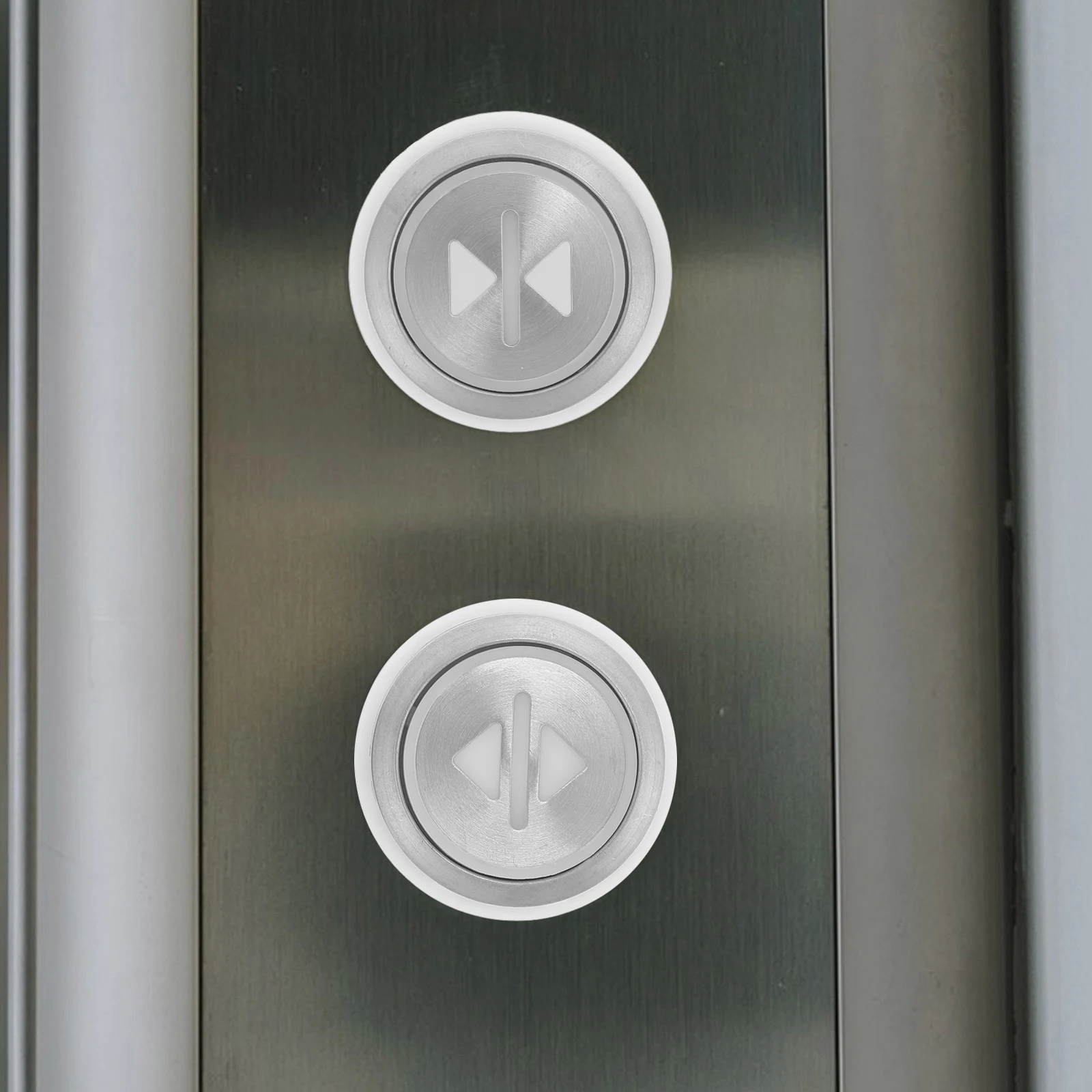 

2pcs Button Accessories Replacement Push Buttons Round Sturdy Components for Apartment Office Building Modern Style