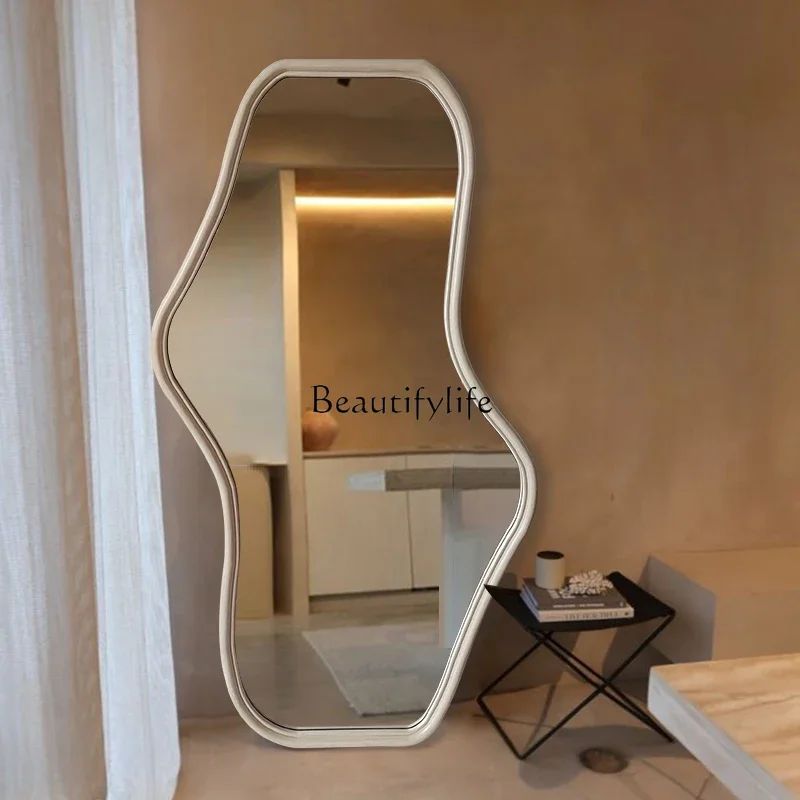 

Creative irregular full-length mirror household cloakroom floor-to-ceiling mirror clothing store fitting mirror