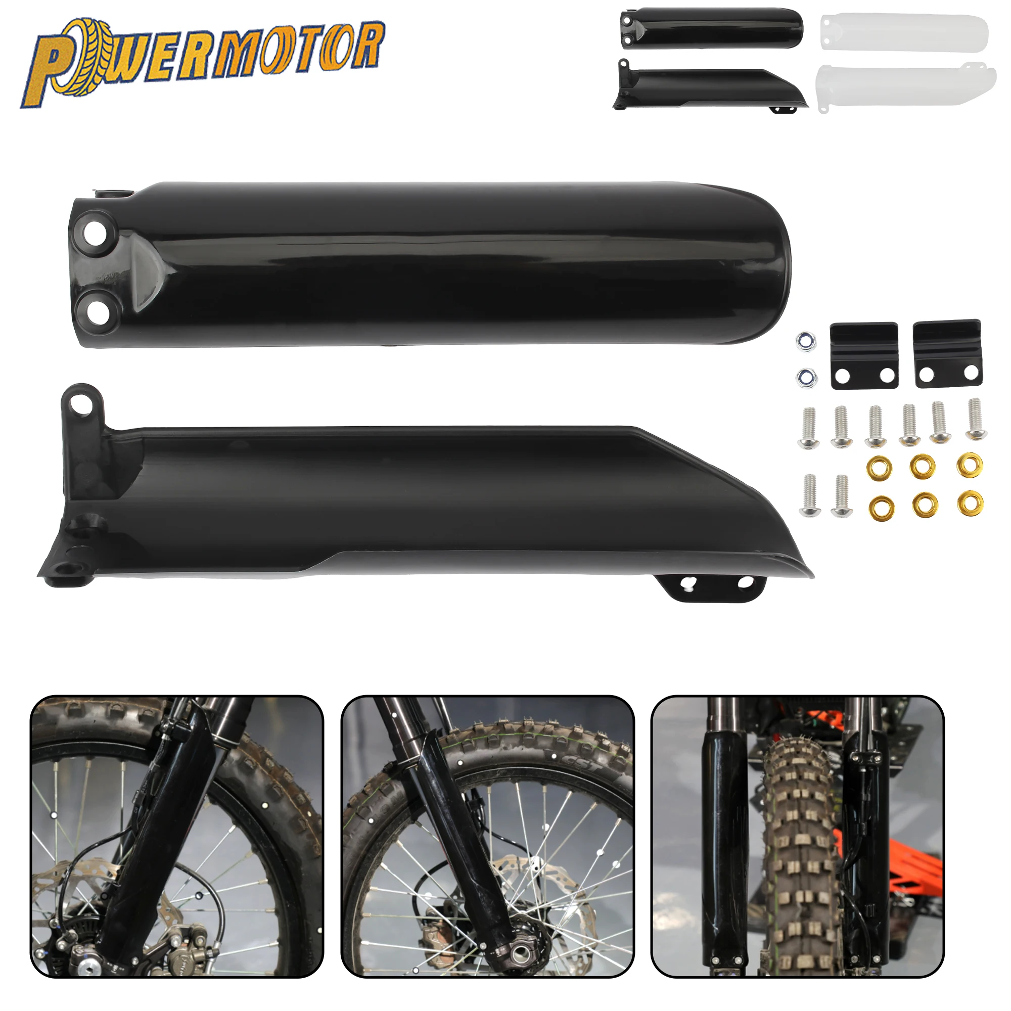 

Enduro Motocross Front Fork Protector Covers Fork Guards For CRF50 CRF70 KLX110 BSE KAYO Chinese 110cc 125cc 140cc 150cc 160cc