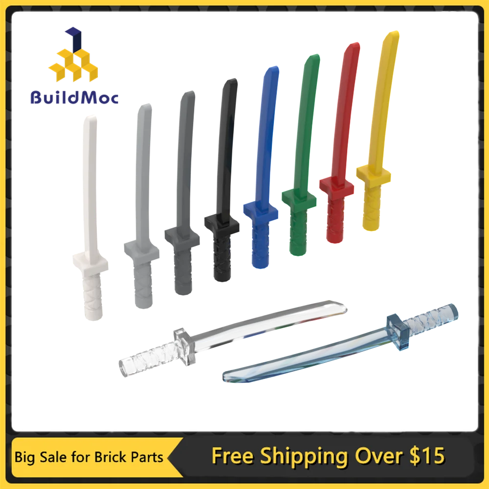 MOC Bricks 30173 21459 Ninja Knife for Building Blocks Parts DIY Construction Christmas Gift Toy