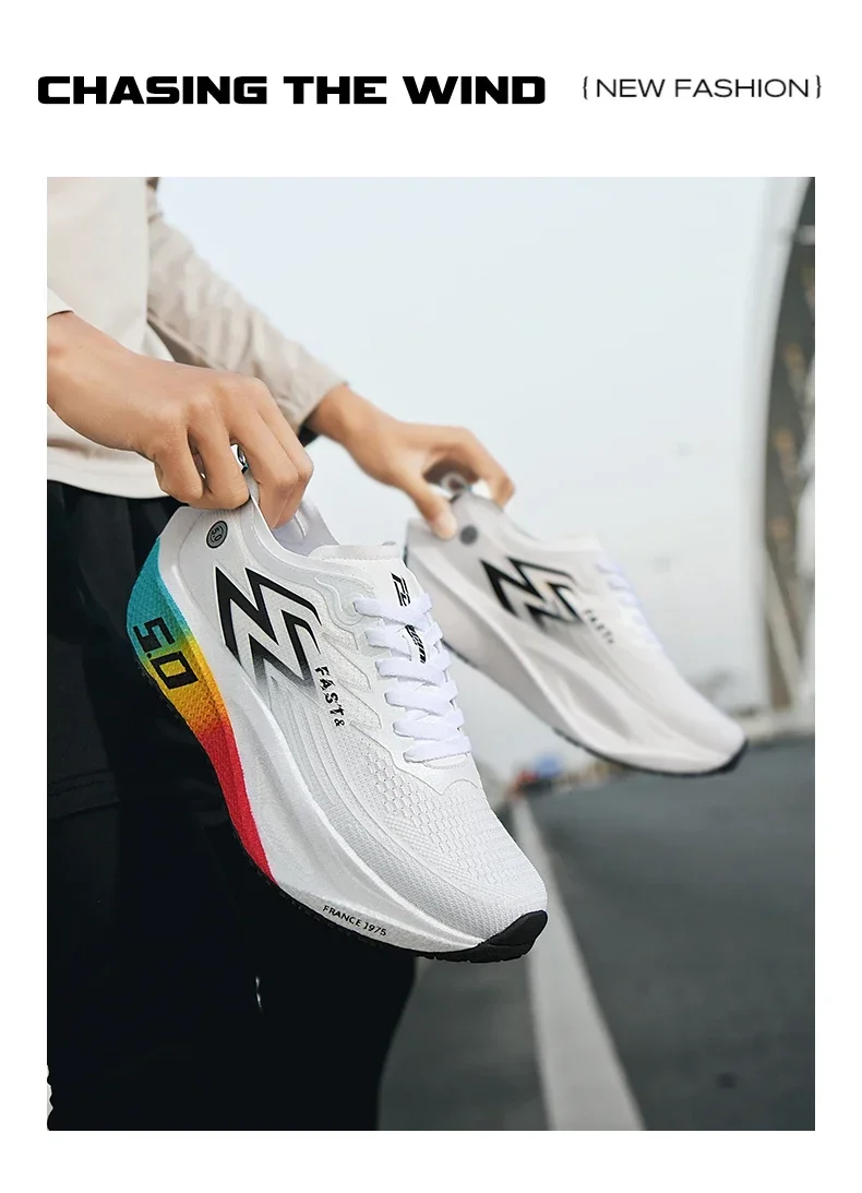 Männer Frauen Hochwertige leichte Laufschuhe Kissen Trainingsschuhe Leichte, verschleißfeste Turnschuhe – Detail 1