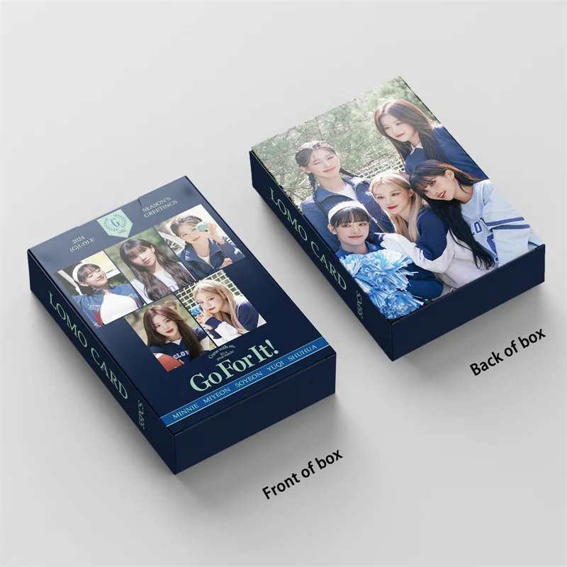 

55pcs/set KPOP GIDLE Album 2024 Season's Greetings LOMO Card Minnie SHUHUA YUQI MIYEON SOOJIN (G)I-DLE Gift Postcard Photo Card