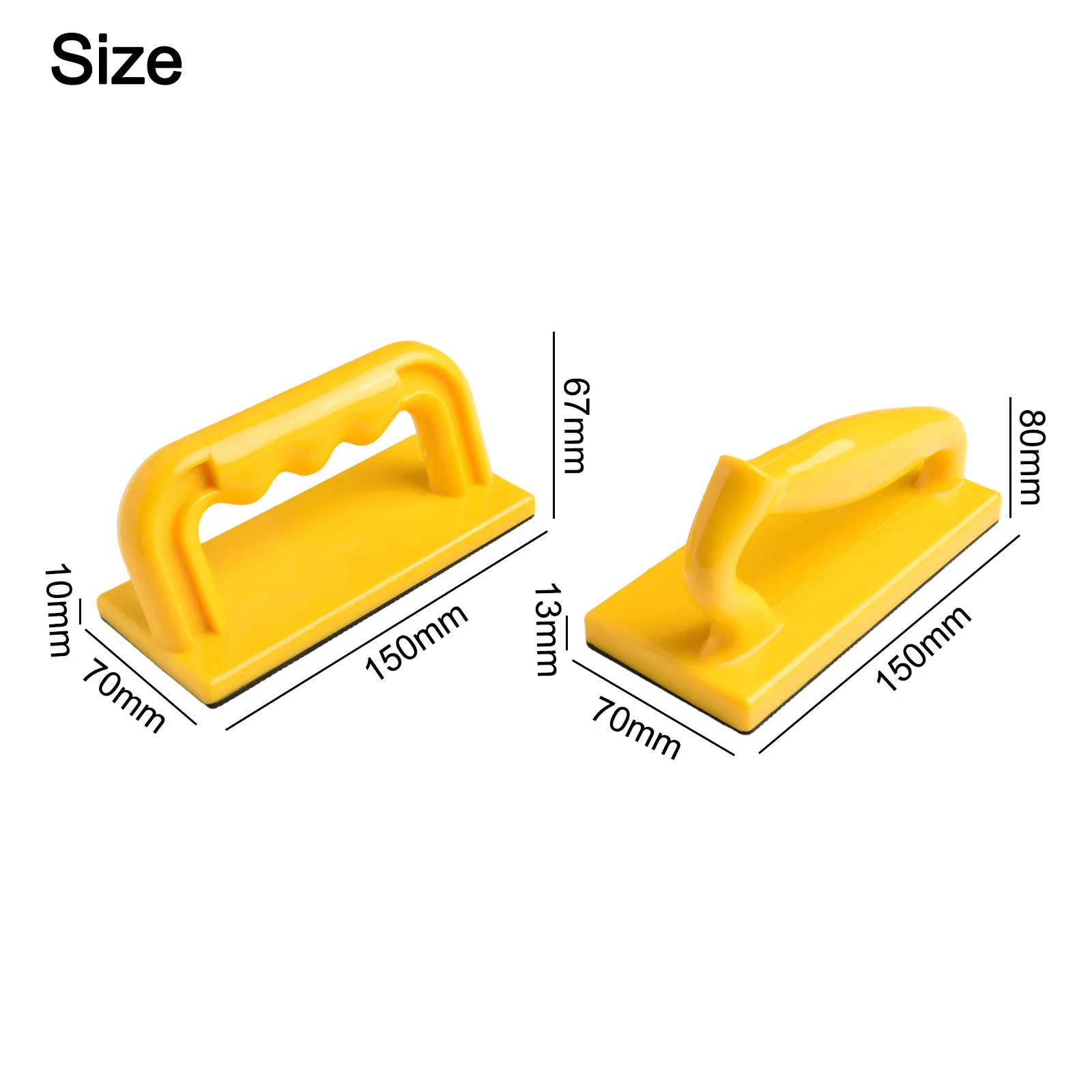 2pcs Yellow Woodworking Push Block Auxiliary Feeder For Table Saw Router Planing Tool Safety Hand Tools