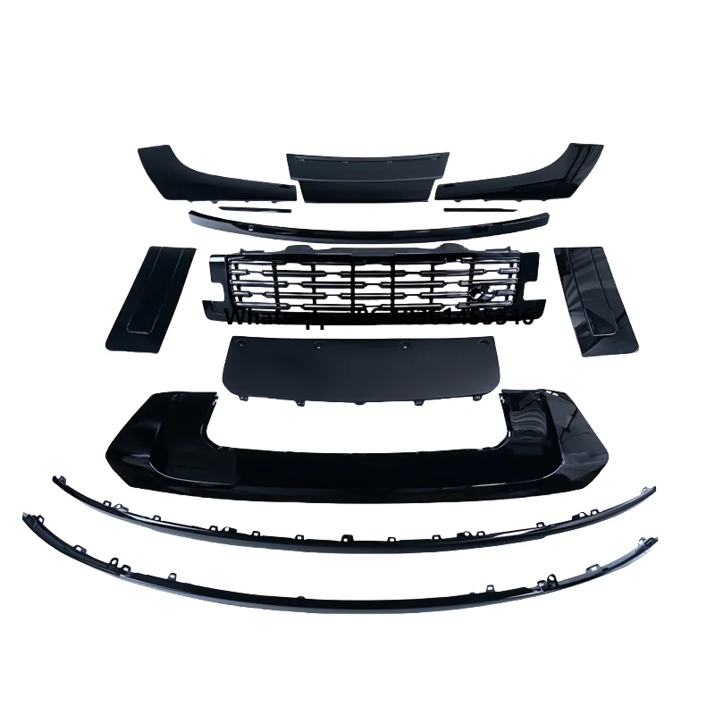 

For 23-25 Model Range Rover Sport Blackhart Edition with Blackened Grille Shark Fin Front and Rear Bumper