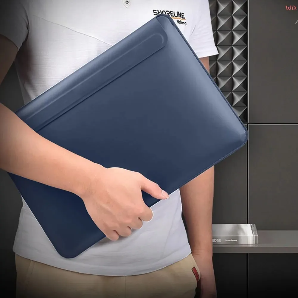 New Laptop Sleeve for MacBook Air 13 Case A2337 A2179 Pro 13 A2338 Waterproof Leather Laptop Bag for MacBook Pro 14 A2442