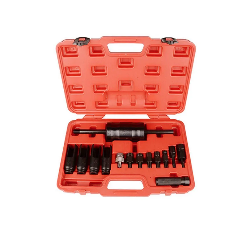 

14 Piece Diesel Fuel Injector Remover, Fuel Injector Lama Engine Repair T ool, Auto Repair And Maintenance Lama Tool