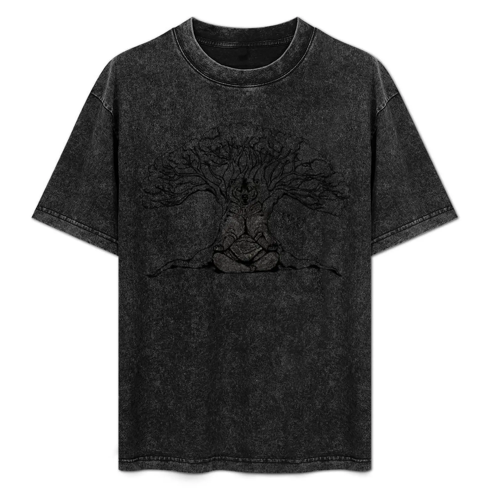 Buddha Bear T-Shirt Anti-Pilling Casual T-Shirt