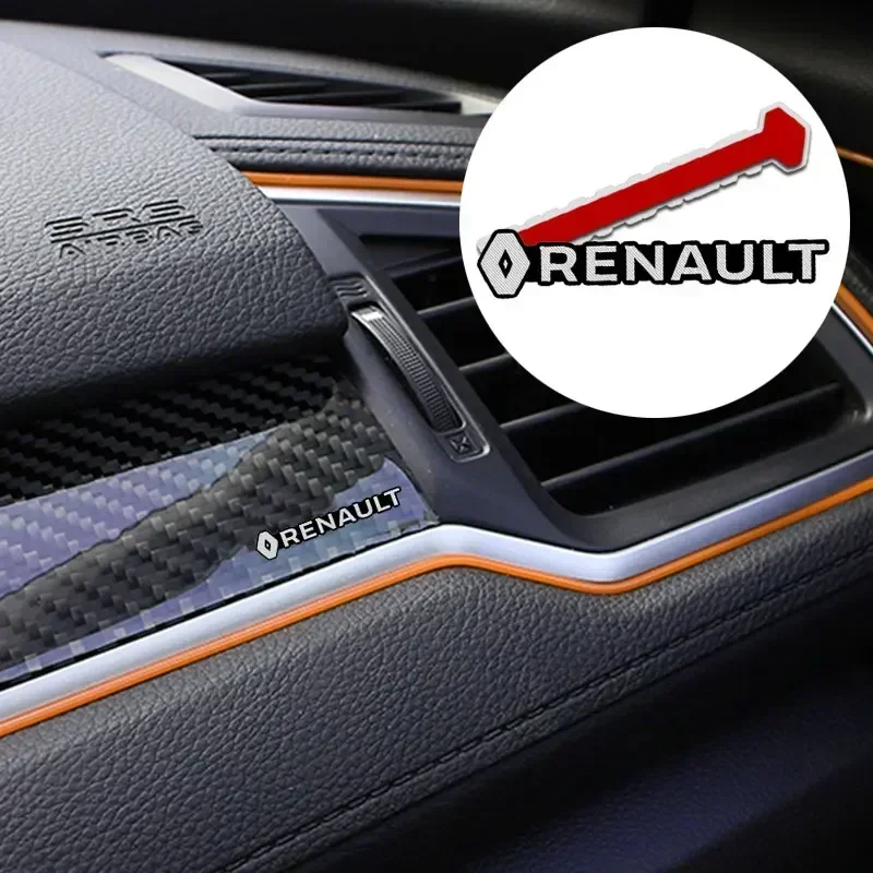 Car audio decorate 3D Aluminum Badge Emblem Sticker For Renault Koleos QM5 QM6 Scenic Megane Fluenec Latitude Clio Accessories