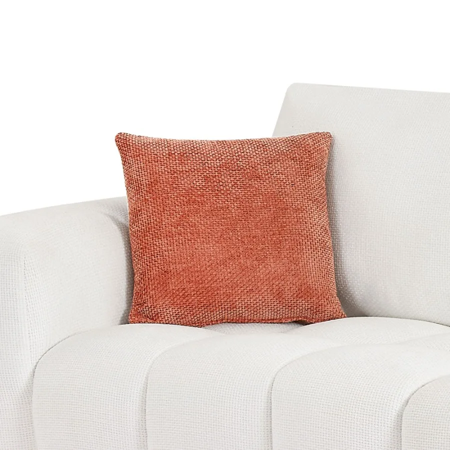 Sofá seccional Convertible de 111,81 pulgadas, sofá en forma de L con sofá de tela, diseño moderno, estilo crema, sofá de malvavisco para Liv