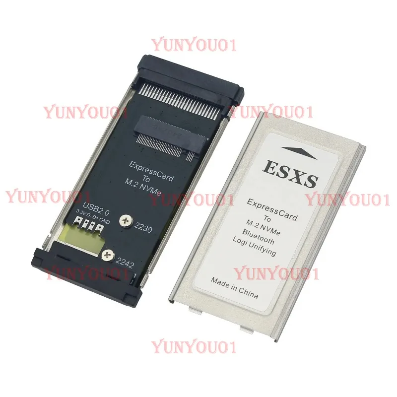 

PCIE ExpressCard To M.2 NVMe SSD Adapter Card 2230 X201 X230 T40 Laptop Expansion Card USB2.0 DIY