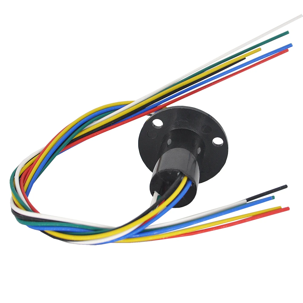 Upgrade Slip Ring High Current Infinite Rotation For 1:14 1/12 RC Hydraulic Excavator DIY Engineering Car Collecting Ring Parts