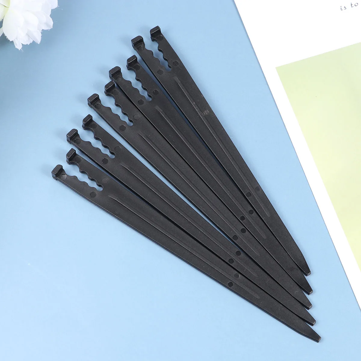 

50pcs Ground Support Rod Bracing Frame Fixing Bracket for Drip Irrigation PE Pipe Insert Tool Reusable for Greenhouse