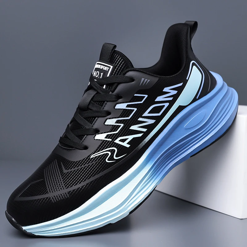 

Осень 2024, новая мужская спортивная обувь, износостойкие кроссовки для бега, дышащие кроссовки для бега, амортизирующие уличные кроссовки с отскоком