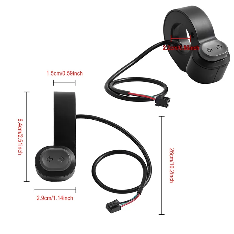 Переключатель поворота звукового сигнала на руле для Xiaomi 4 Pro Plus Max, детали кнопки указателя поворота