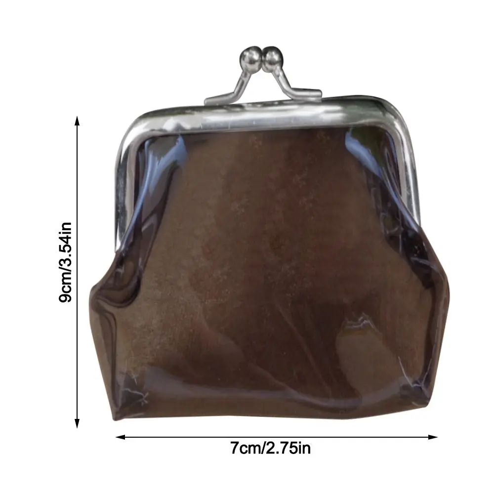 Сумка для хранения помады, прозрачный кошелек для монет, сумка для карт, желейная сумка для хранения наушников, водонепроницаемая мини-сумка для женщин и женщин