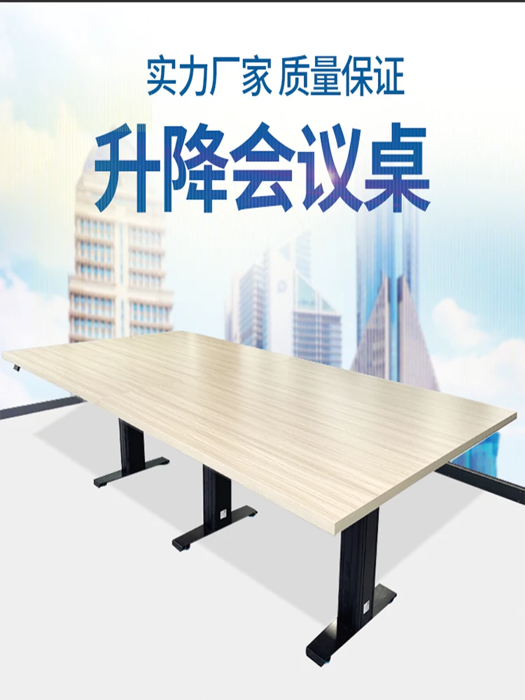 DF013 Industrial Column Table Large Load-Bearing Conference Height Adjustable Desk Workbench Base Frame