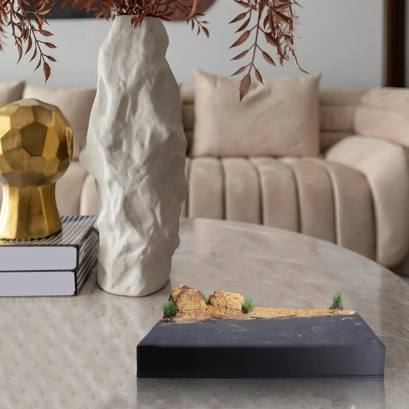 

1/64 шоссе диорама орнамент фон пейзаж макет DIY миниатюрная сцена модель стенд для моделирования песочного стола