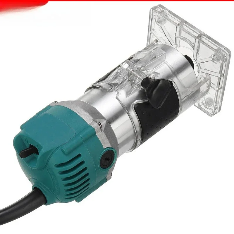 Bakelite Milling Aluminum-plastic Plate Electric Woodworking Slotting Trimming Machine Small Engraving Flip Plate Chamfering