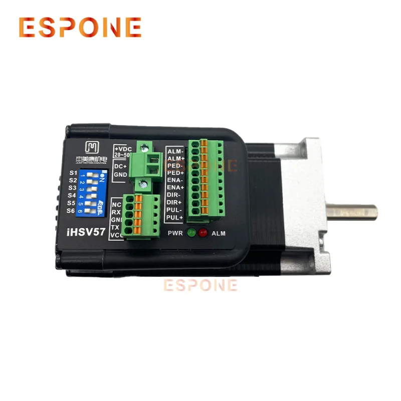 

Серводвигатель ESPONE 57 для печатающей головки XP600/I3200/DX5 — встроенная каретка принтера переменного тока, 36 В, 3000 об/мин (IHSV57-30-10-36-01-T-33)