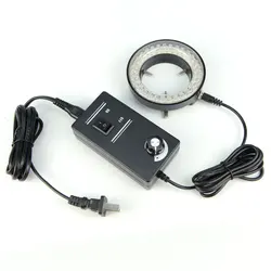 395~400nm 60LED Microscope LED Light UV Ring Light Purple Color Ring Lamp 110V-240V for Microscope Illumination Tools