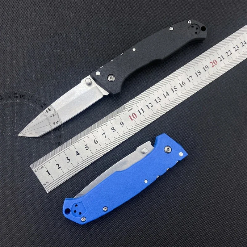 Outdoor 4416 Tactical Folding Knife D2 Tanto Blade G10 Handle Everyday Carry Hunting Survival Camping Pocket Knives EDC Tools