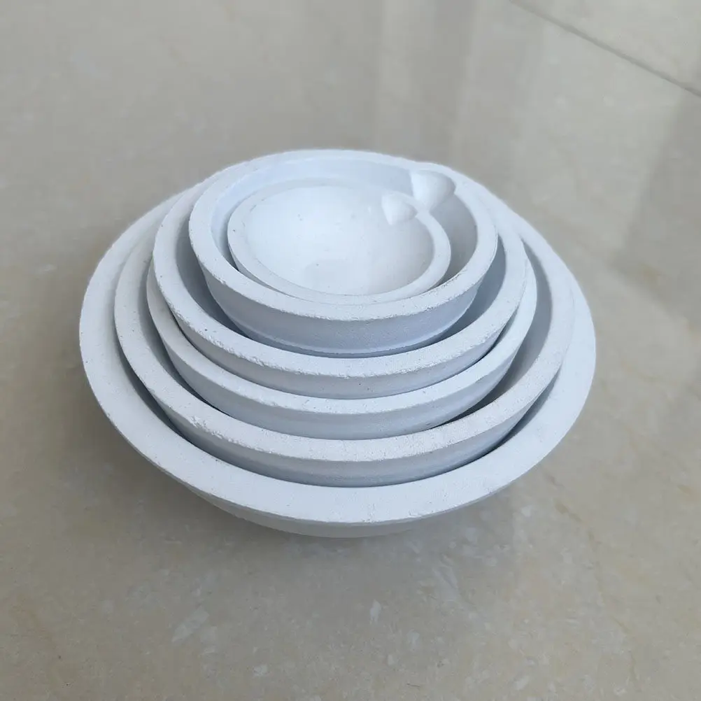 

Aluminum Oxide Melting Crucible Bowl for Jewelry Metal Casting High Temperature Resistant Quartz Crucibles for Gold Silver