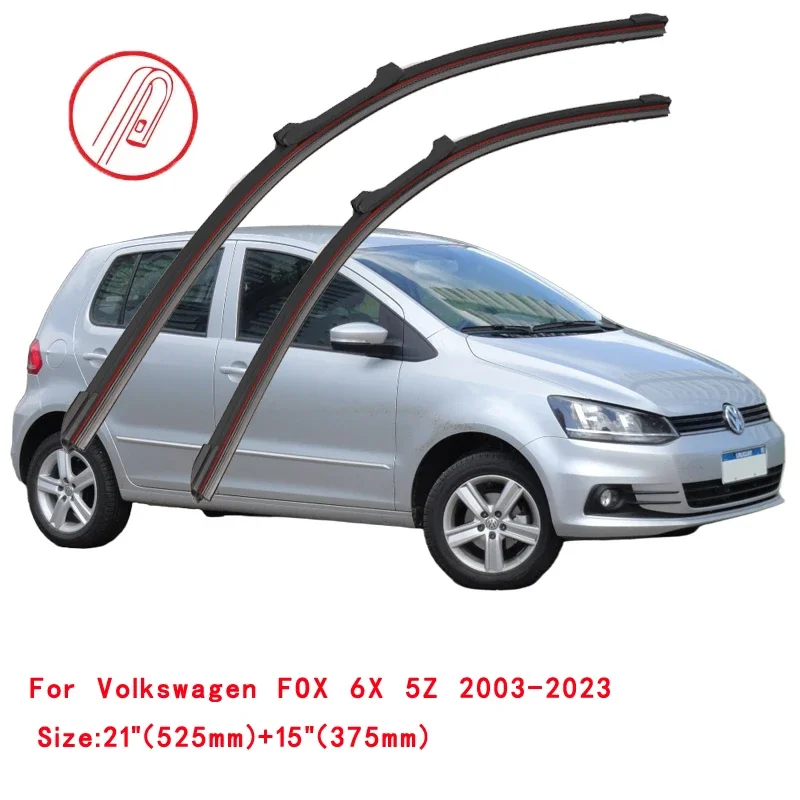 

For VW FOX 6X 5Z 2003-2023 Car Windshield Wiper Blade Front Windscreen Windshield Brushes Washer Accessories Window Cleaning