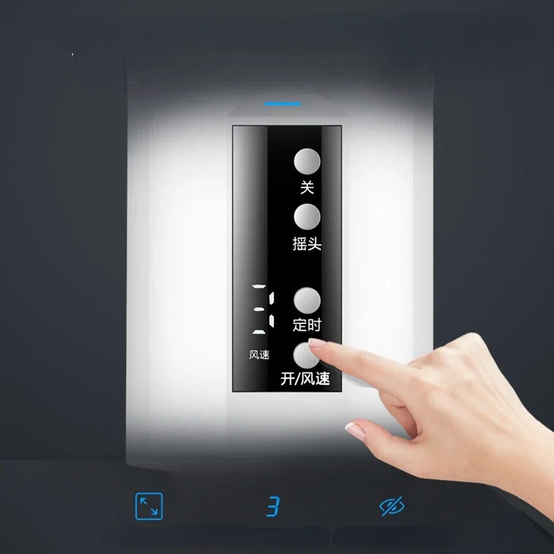 New Smart Remote Control Air Circulation Fan Household Floor Fan Silent Desk Vertical Humidifier Cooling Fan Electric Fan