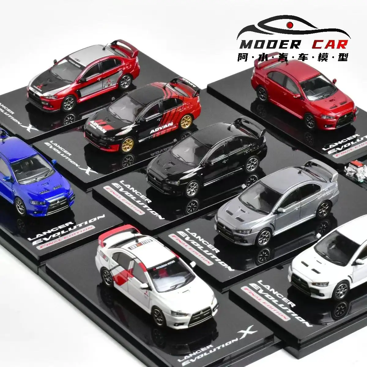 HOBBY JAPAN 1:64 Evolution X EVO 10 Diecast Model Car