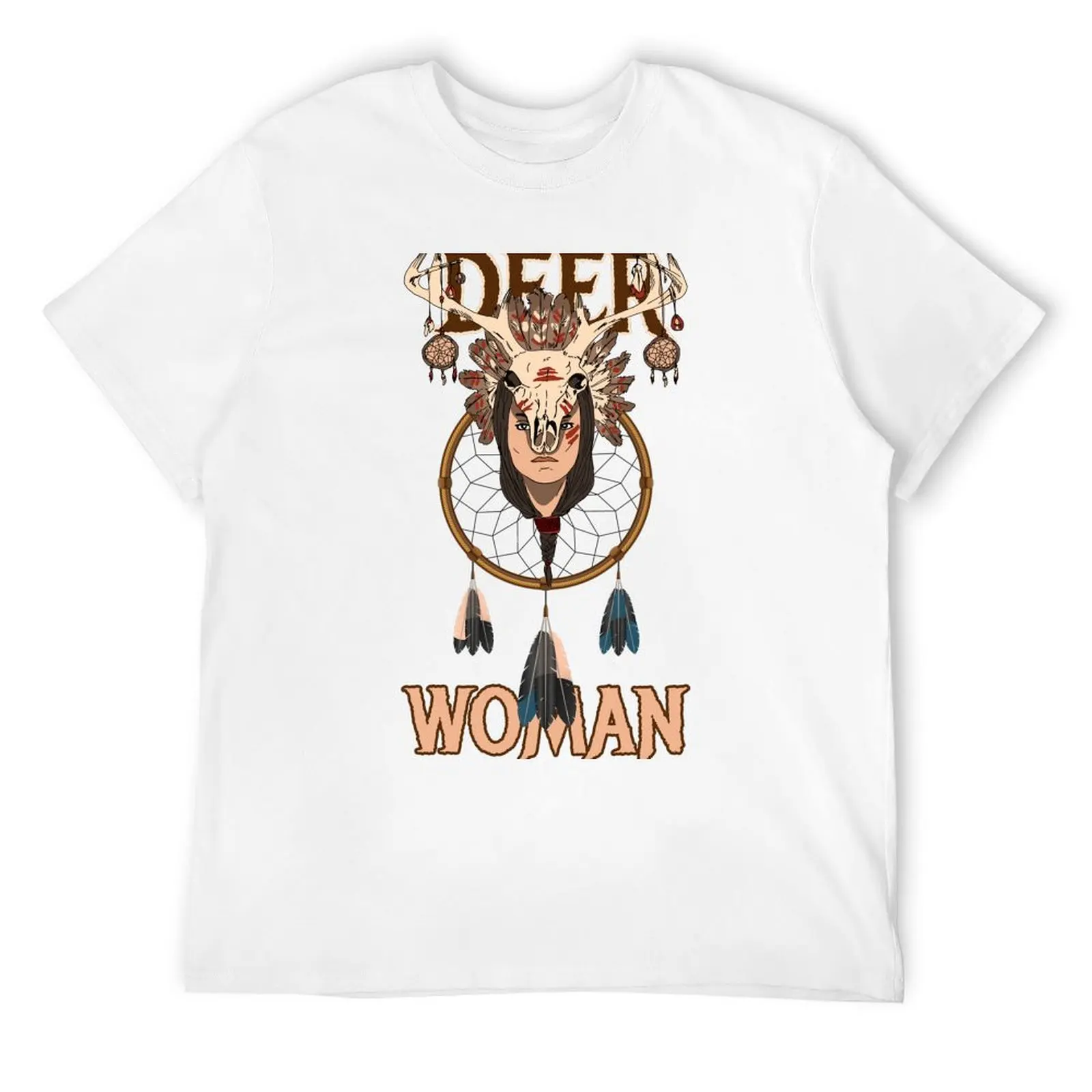 Deer Woman / The Dream Catcher T-Shirt affliction shirts graphics blue archive vintage funny t shirts men