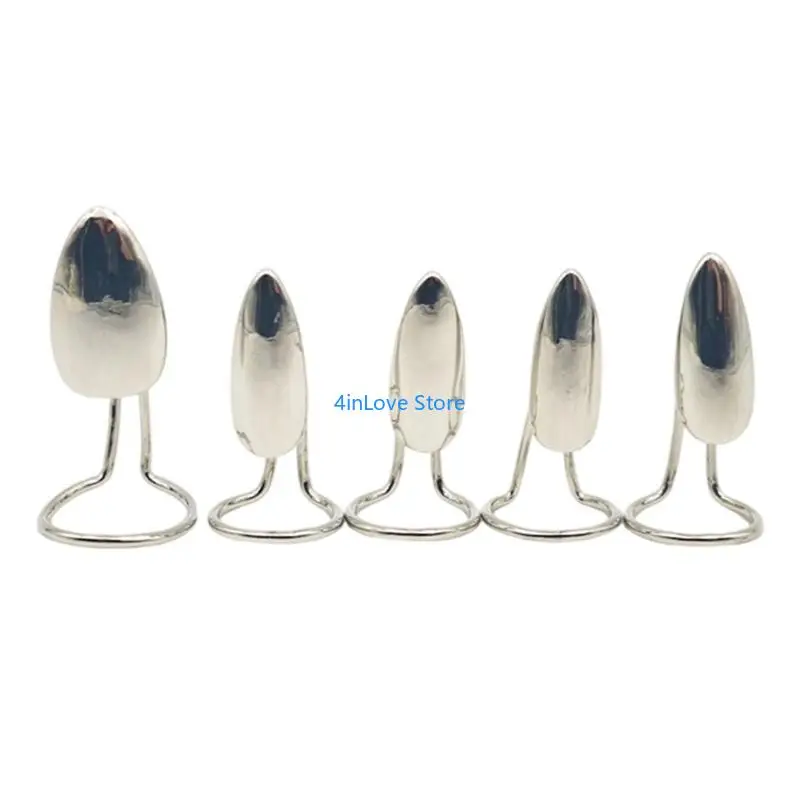 T4MD 5 Matching Metallic Guard Rings Versatile Alloy Hand Jewelry For Advanced Garde Stylists And Eye Catching Visual