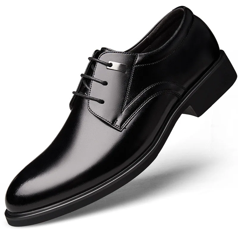 Men Business Shoes Formal Genuine Leather Shoes Men Casual Shoes Men Dress Office Shoes Size 49 Male Breathable Footwear