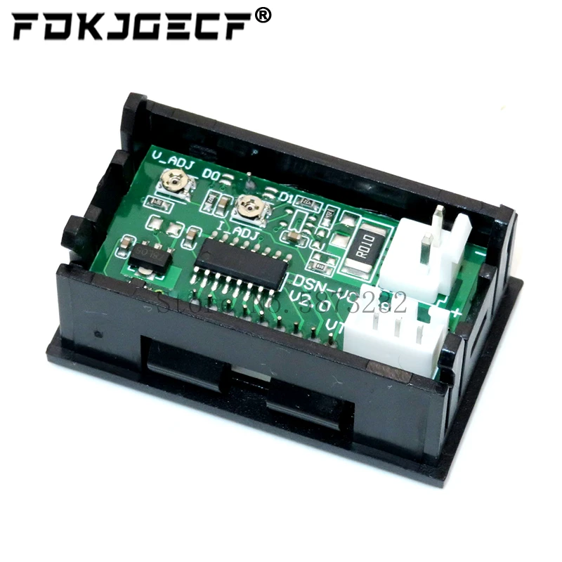 0.56 DC 0-100V 10A 50A 100A LED Digital Voltmeter Ammeter Car Motocycle Voltage Current Meter Volt Detector Tester + Shunt