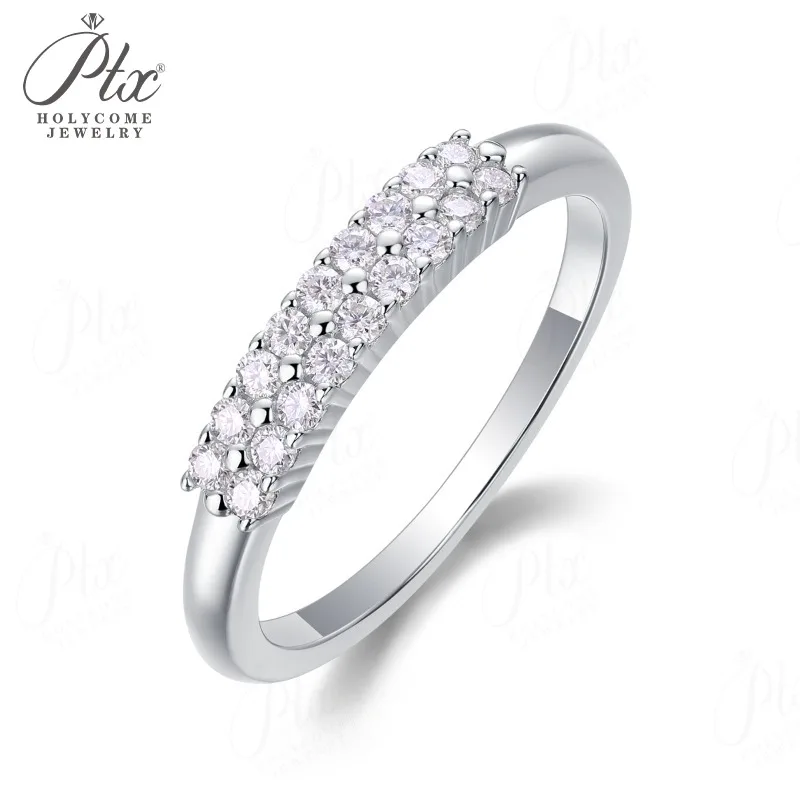 

Кольцо с муассанитом, круглая огранка «бриллиант», обручальное кольцо, цвет D, чистота VVS1, серебро 925 пробы, элитное женское ювелирное украшение, подарок на годовщину