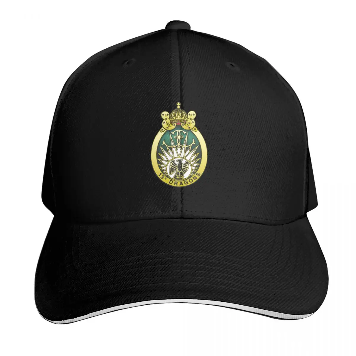 13 RDP PARACHUTIST DRAGON REGIMENT Baseball Cap Quick Dry Performance Cotton Twill Breathable Contrast Two Tone Brim