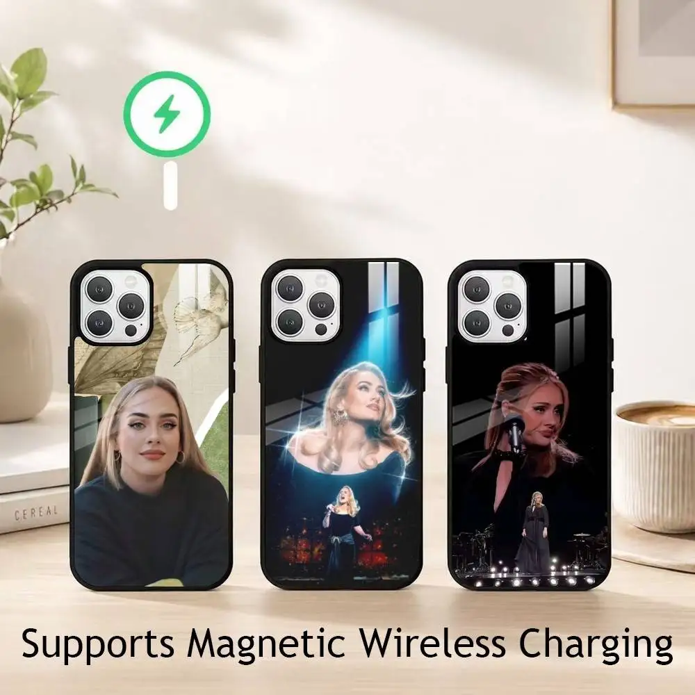 Adele Rolling in the Deep gift Phone Case For iPhone18,17,16,15,14,13,12,11 Plus,Pro Allows magnetic wireless charging